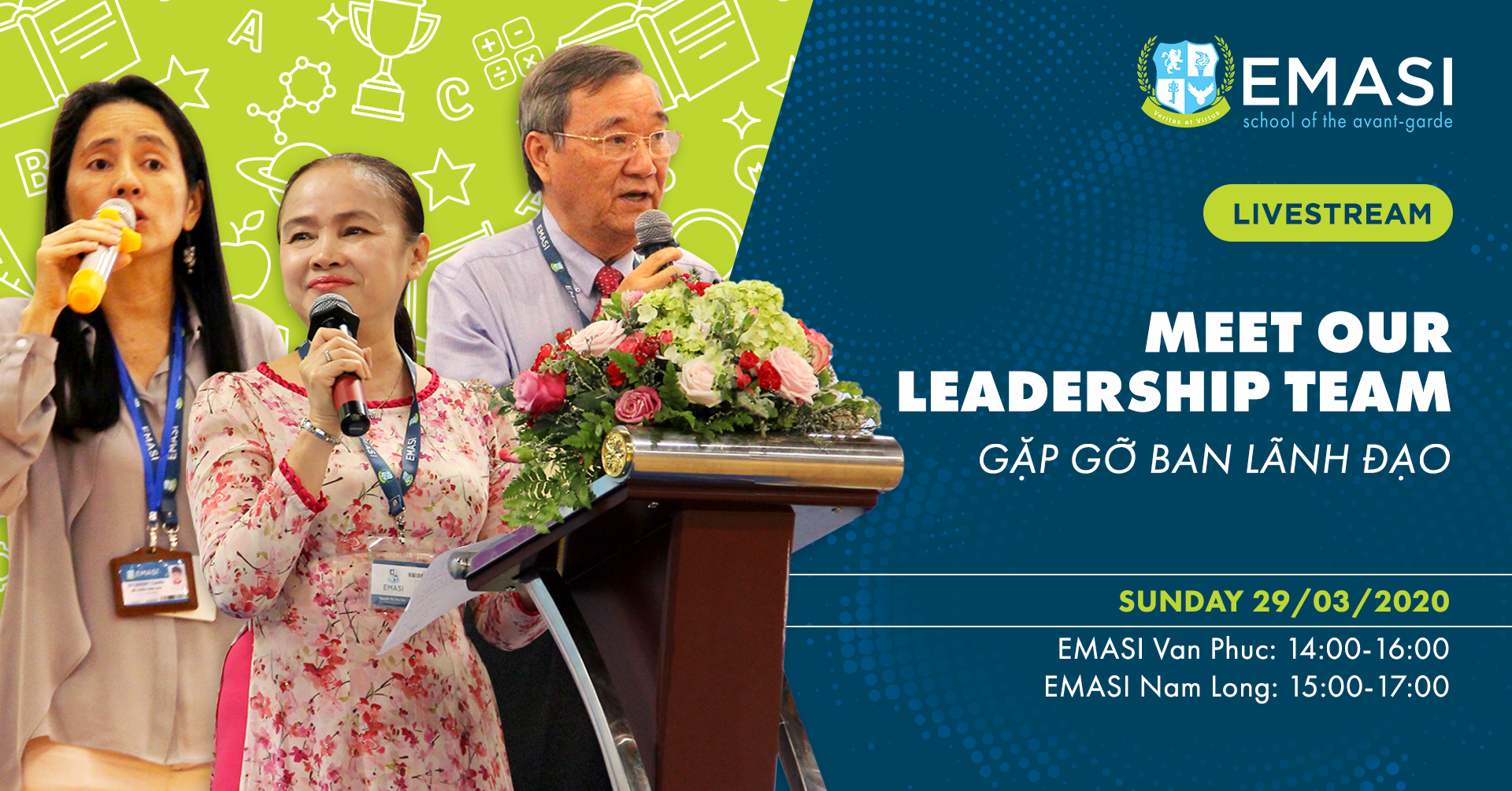 Gặp gỡ Ban Lãnh đạo Hệ thống trường EMASI