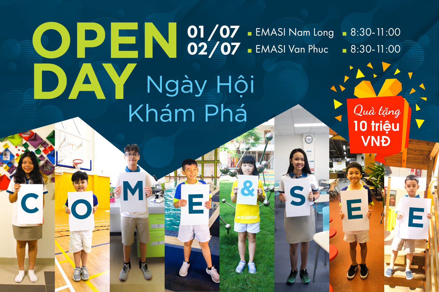 Open Day 2020: Cơ hội trải nghiệm môi trường giáo dục tiên phong EMASI