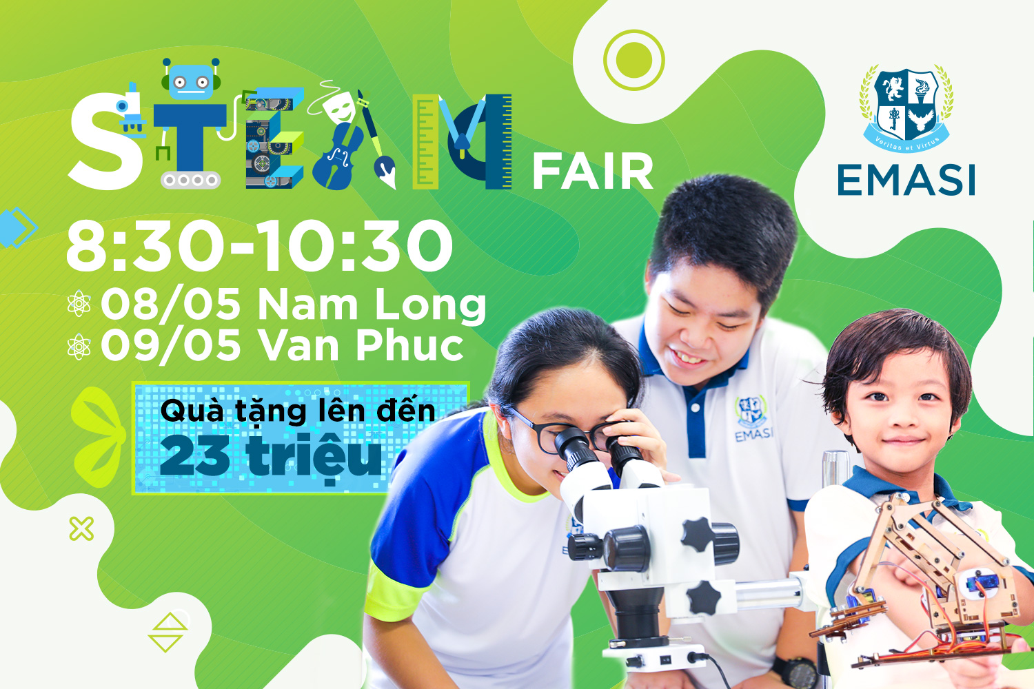 STEAM DAY 2021 – Cùng EMASI khám phá khoa học và công nghệ