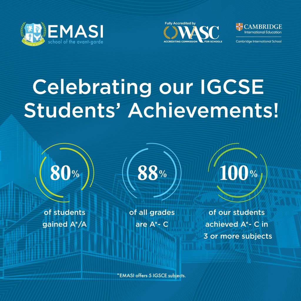 EMASI kết quả IGCSE 2025